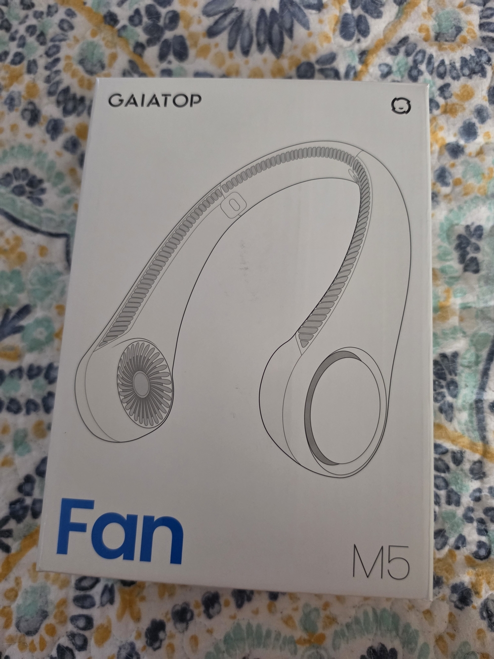 GAIATOP M5 Portable Neck Fan - White